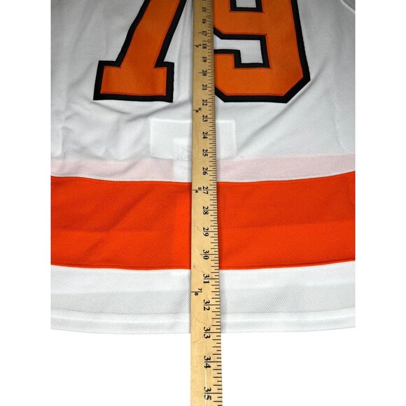 Adidas NHL Philadelphia Flyers Carter Hart #79 Hockey Jersey Mens Size 54 - Picture 15 of 16
